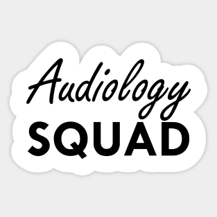 Audiology Squad Sticker